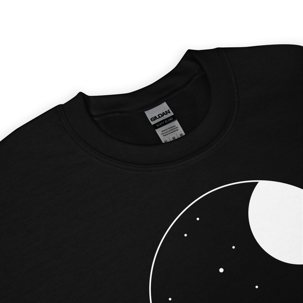 Gothic Skull & Raven Window Sweatshirt – Cozy Dark Academia Style