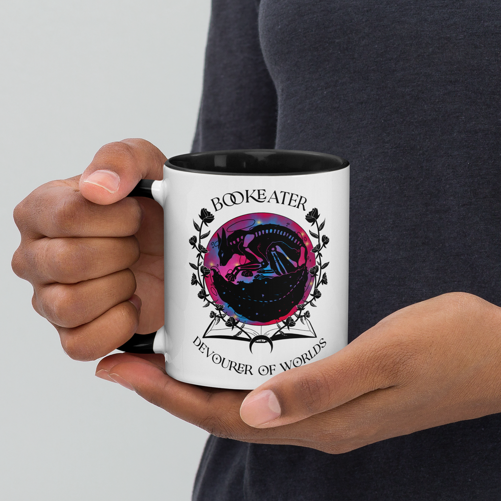 Bookeater: Devourer of Worlds – Fantasy Creature Fox Mug for Book Lovers (11 oz & 15 oz)